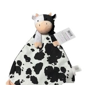 NWT Baby Cow Lovey Newborn Plush Snuggle Buddy Toy Security Blanket Copper Pearl
